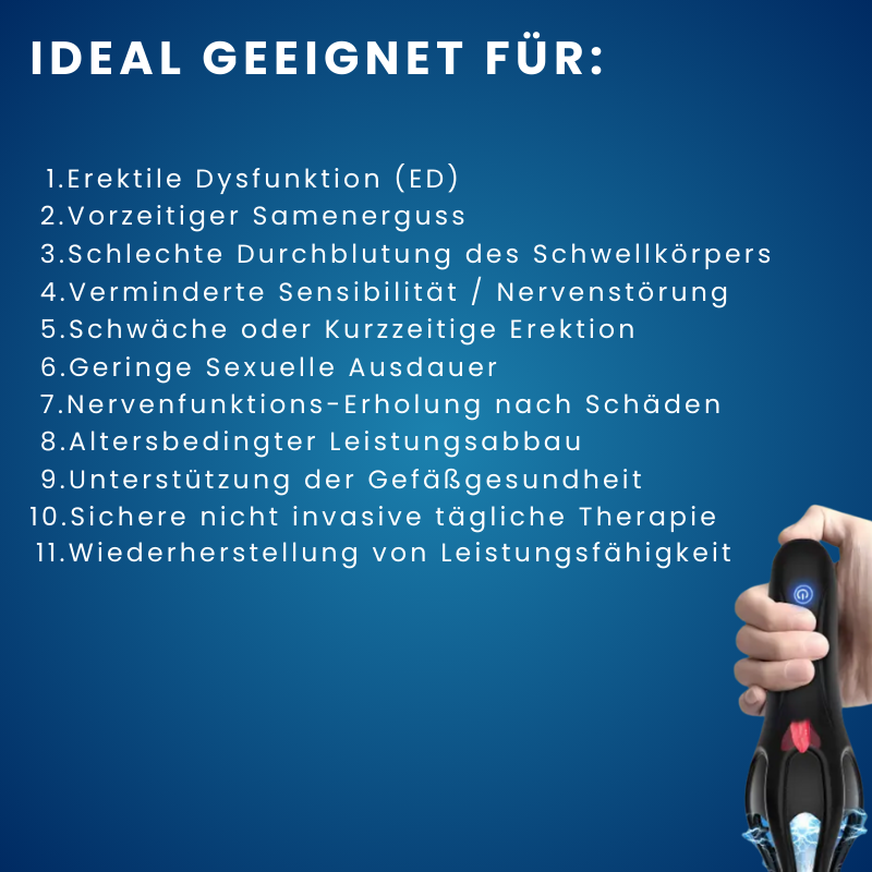 MÄNNERSTÄRKE - Tiefenwellen 3 in 1 Technologie